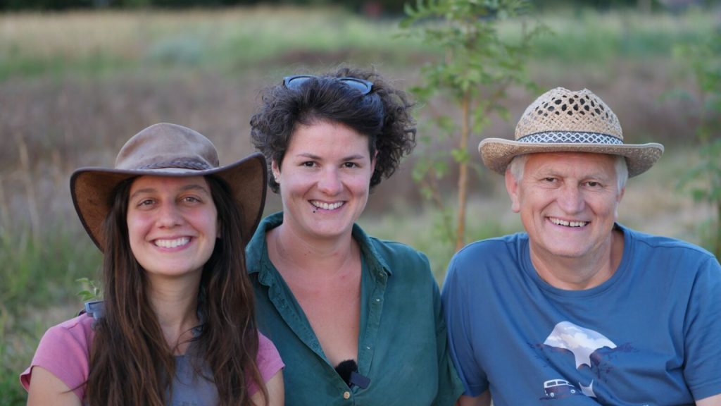 Lilly, Cori und Georg das Team von HofVerde